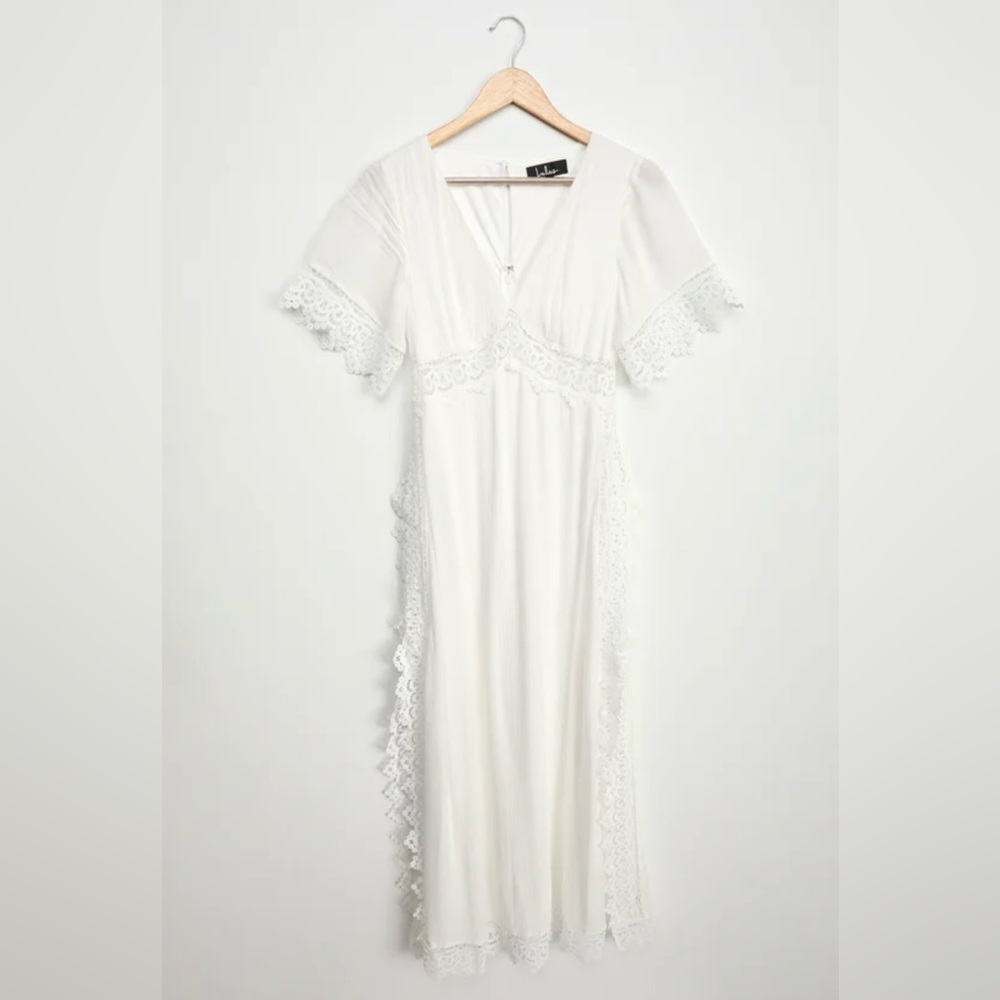 Lulus Lace Dress - White